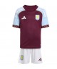 Günstige Aston Villa Jadon Sancho #19 Heimtrikotsatz Kinder 2025-26 Kurzarm (+ Kurze Hosen)